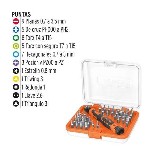 JUEGO DESARMADOR 14163 - TRUPER