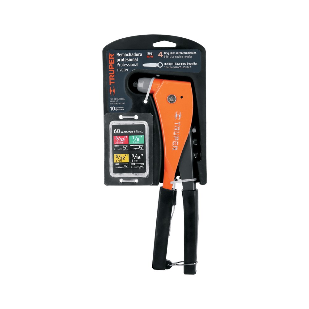REMACHADORA PROFESIONAL 10" CON REMACHES, 17961 - TRUPER