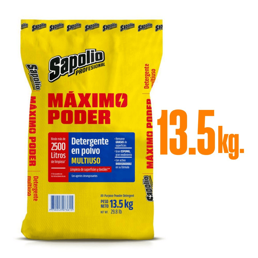 DETERGENTE  SAPOLIO 13.5KGS
