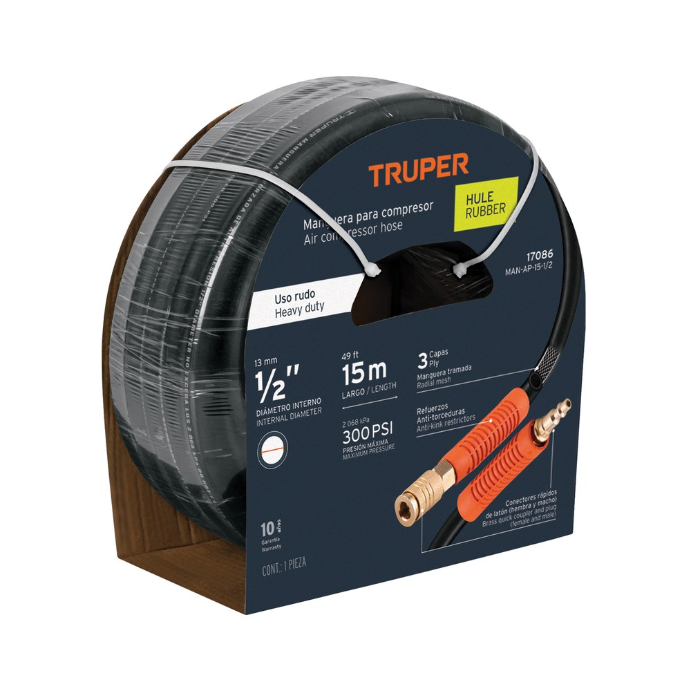 MANGUERA TRUPER 17086 1/2" X 10M