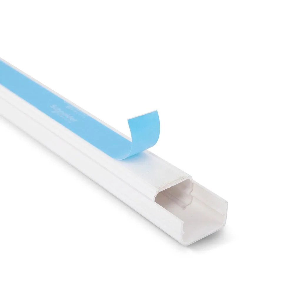 CANALETA PVC AUTOADHESIVA BLANCA