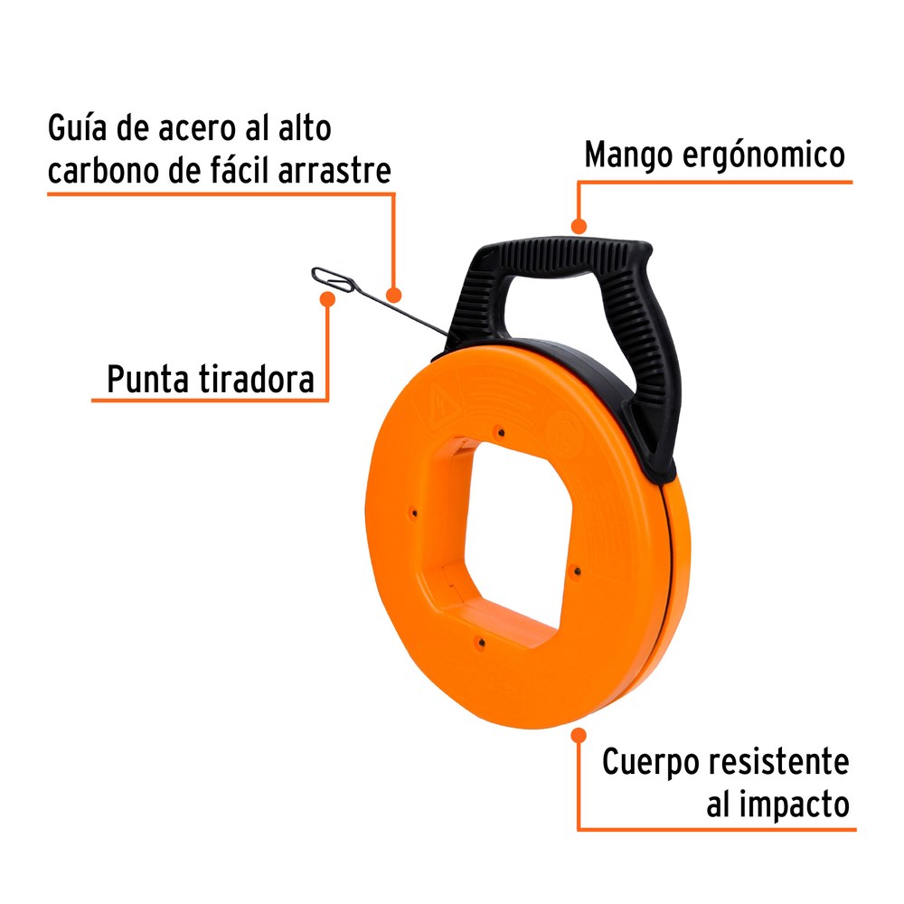 GUIA PASA CABLE 15 METROS 17751 TRUPER