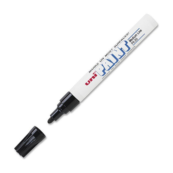 MARCADOR DE METAL UNIPAINT COLOR NEGRO