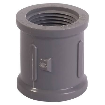 CUPLE PVC ELECTRICO GRIS