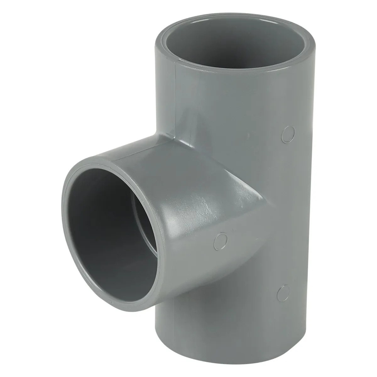 TEE PVC GRIS ELECTRICO