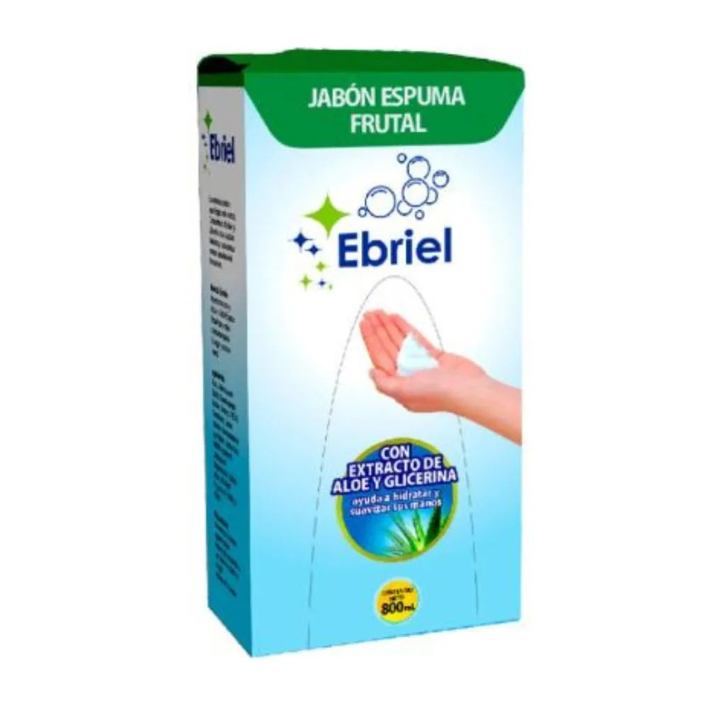JABON ESPUMA EBRIEL RECARGA 800ML