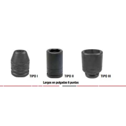 DADO IMPACTO PROFUNDO 15/16" X 3/4", 6PTAS 7515L URREA