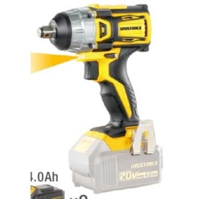 LLAVE IMPACTO INA. BRUSHLESS 1/2" 300N.M 20V/4.0AHX2 UY-ILL204 UYUSTOOLS