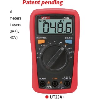 MULTIMETRO DIGITAL UNI-T UT33C+ TESTER